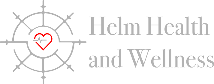 helm health and wellness logo long